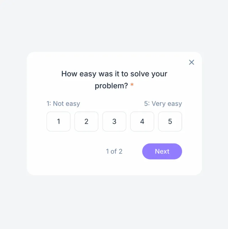 Customer Effort Score (CES)