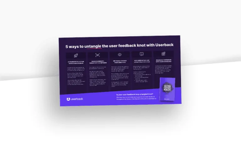 5 ways to untangle the user feedback knot with Userback