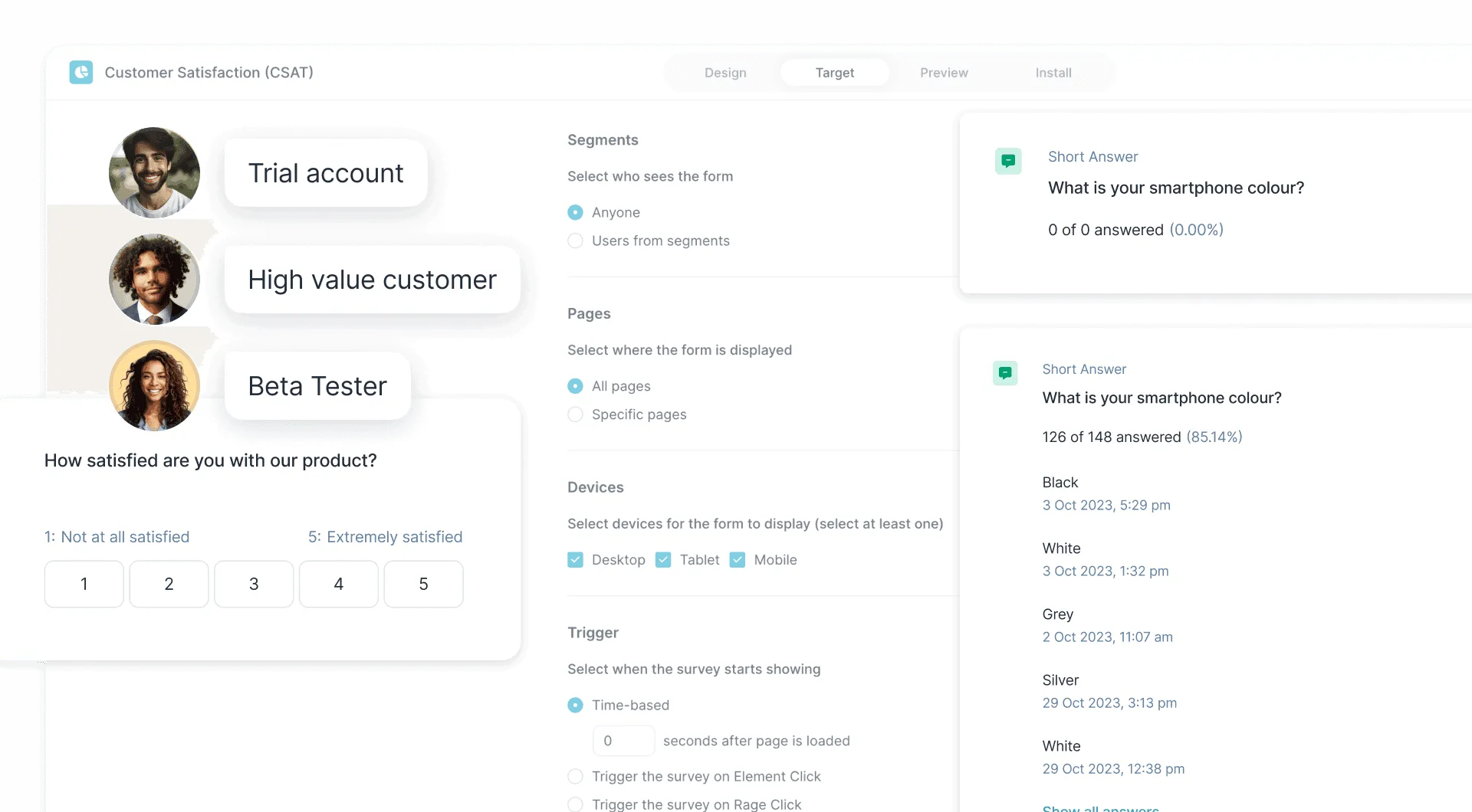 Prevent survey fatigue