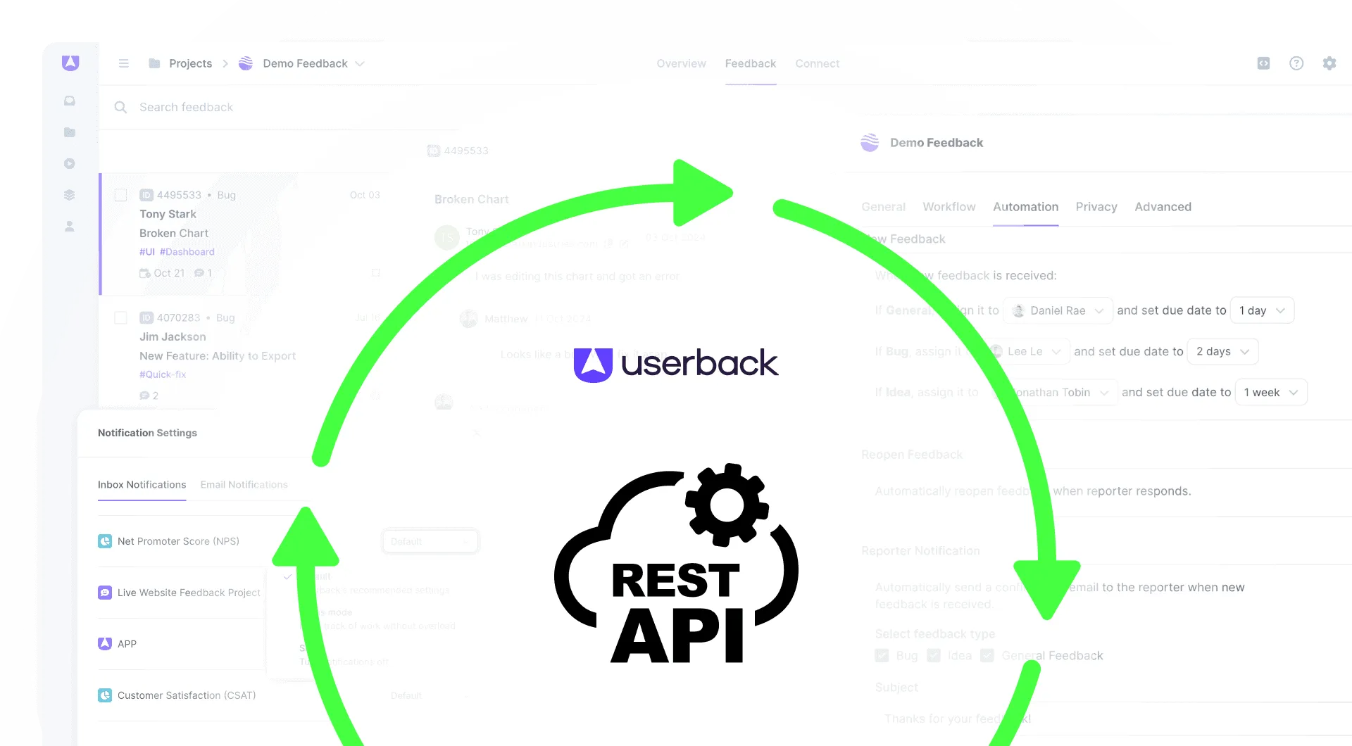 What you can do with the Userback REST API