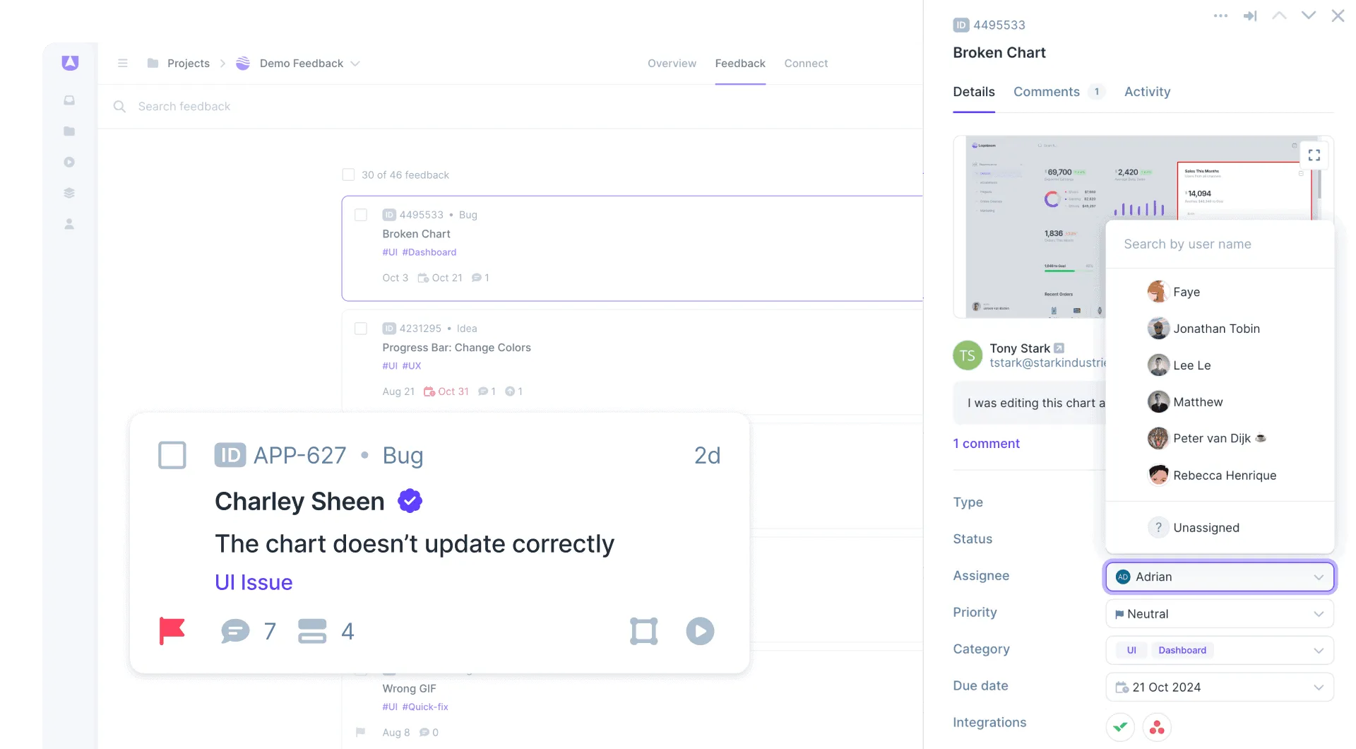 Userback browser extension for teams