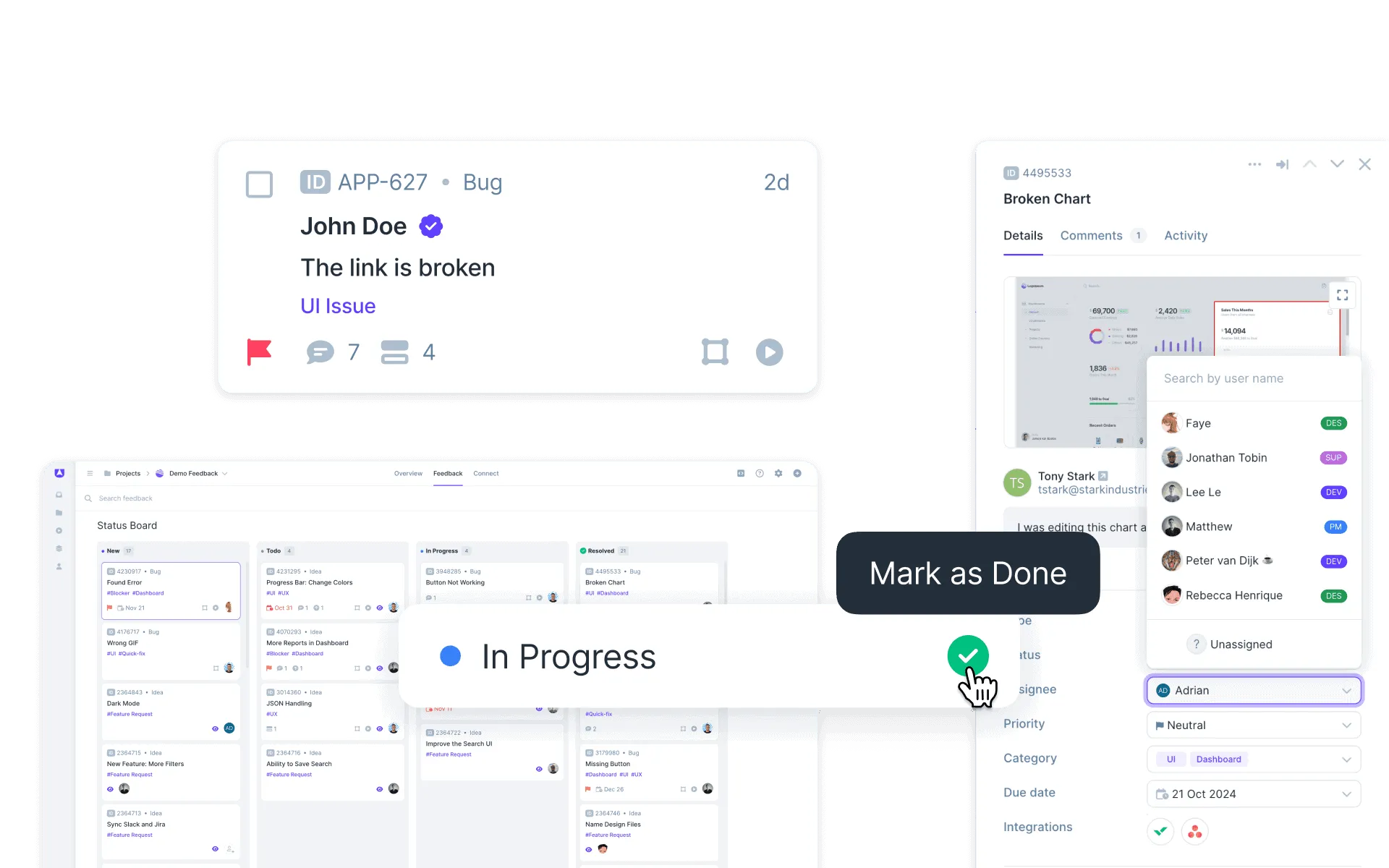 Userback feedback management hero