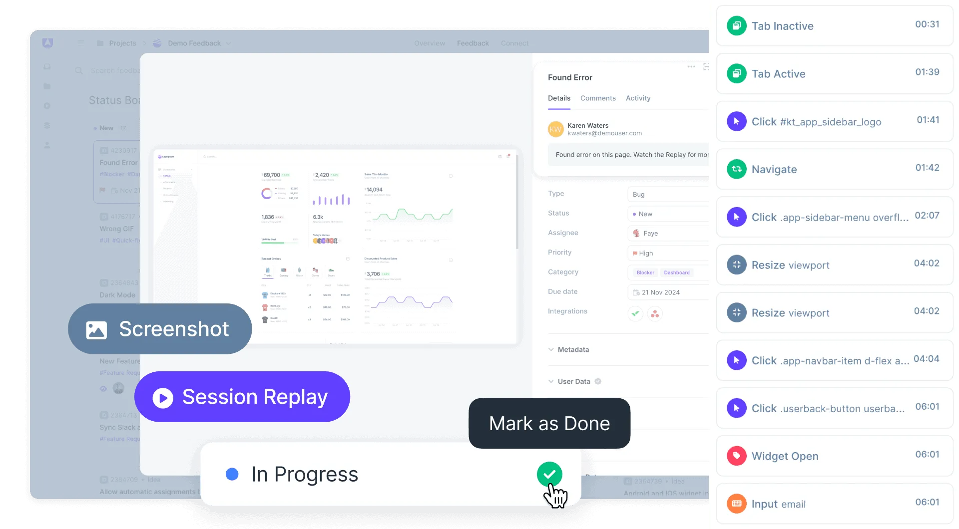 Userback improve accuracy of software QA with video recording
