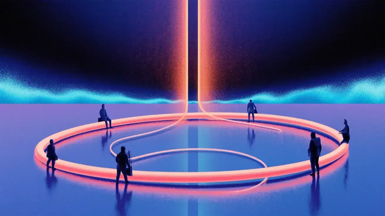 Product-led growth strategy: a growth loop with users positioned around it feeding the product