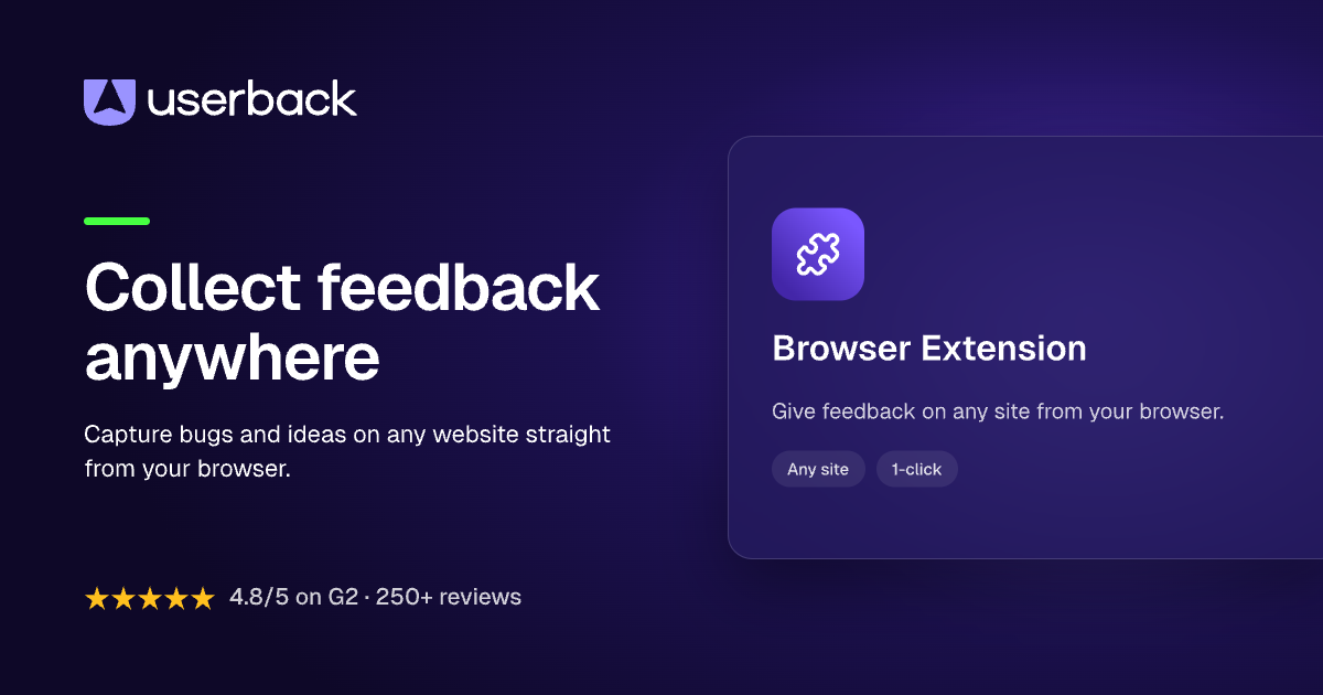 The Ultimate Browser Extension for Gathering User Feedback