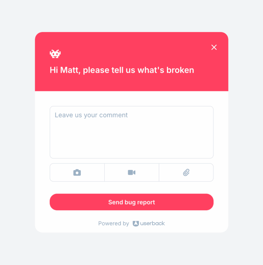 Bug Reporting Template