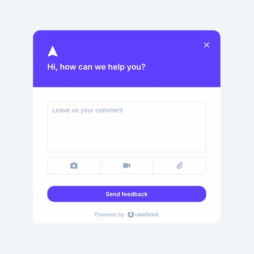 User-Friendly Feedback Form Templates | Userback