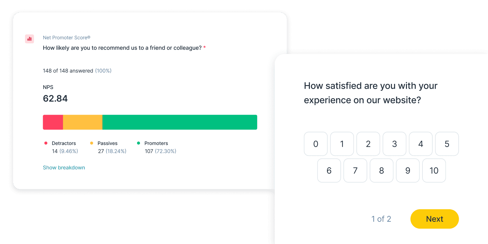 User Surveys